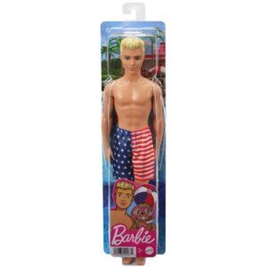 Barbie: American Flag - Stars & Strips Ken Beach Doll by Mattel Collectibles